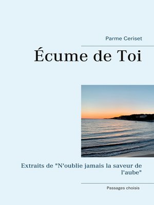 cover image of Écume de Toi